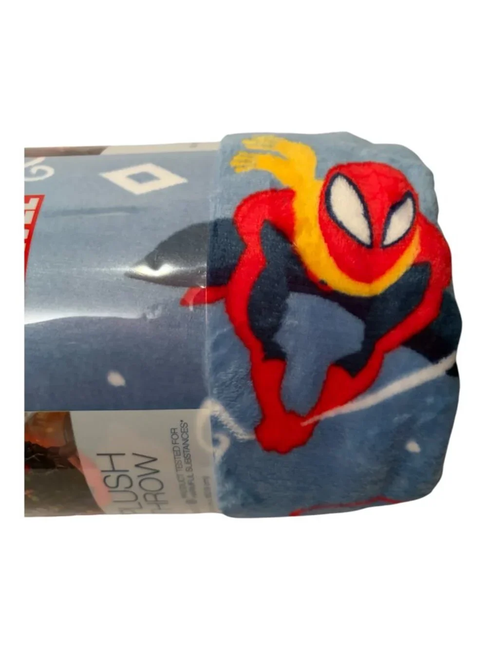 Marvel Holiday Spiderman Oversized Supersoft Plush 5Ft X 6Ft Throw Blanket New